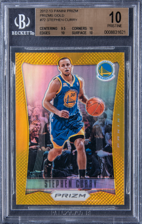 2012-13 Panini Prizms Gold Stephen Curry Rookie Auto