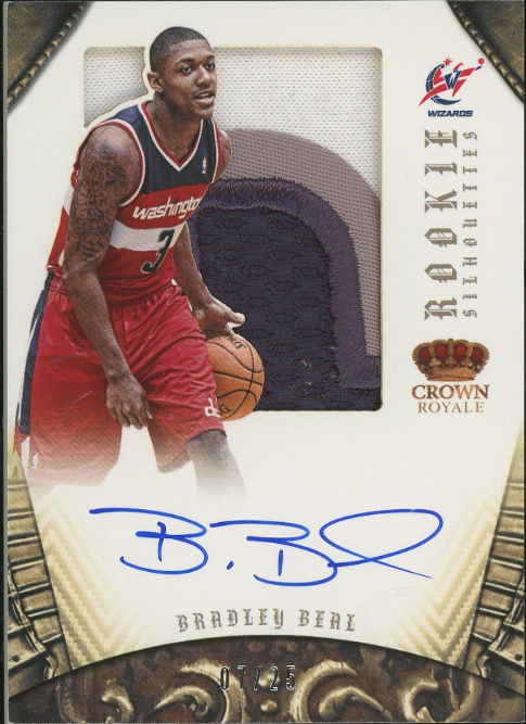 2012-13 Preferred Crown Royale Bradley Beal RPA RC Rookie Patch AUTO