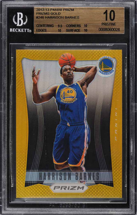 2012 Panini Prizm Gold Harrison Barnes ROOKIE RC