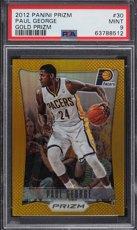 2012 Panini Prizm Gold Prizms Paul George 1/10 #30 PSA 9 MINT