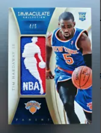 2013-14 Panini Immaculate Tim Hardaway JR. RC Rookie Logoman NY Knicks