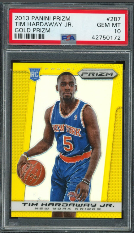 2013-14 Panini Prizm Gold Tim Hardaway Jr. ROOKIE RC