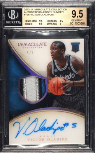 2013 Immaculate Collection Victor Oladipo ROOKIE RC AUTO