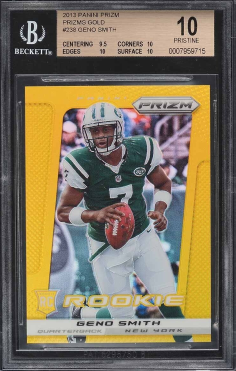 2013 Panini Prizm Gold Prizms Geno Smith ROOKIE 