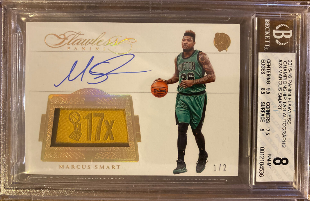 2015-16 Panini Flawless Marcus Smart Championship Tag Auto