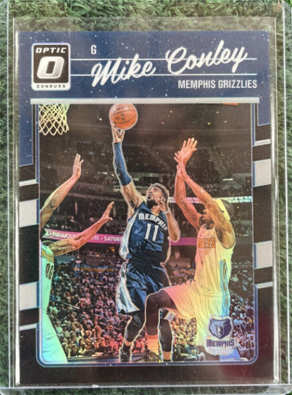 2016-17 Panini Optic Mike Conley Black Refractor Prizm