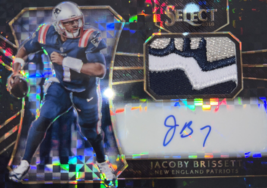 2016 Jacoby Brissett RC Auto JSY Select BLACK 1/1 BROWNS