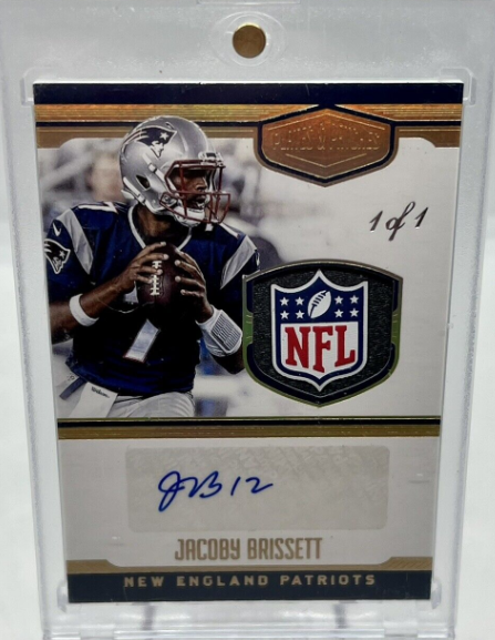 2016 Panini Plates & Patches Jacoby Brissett Rookie Patch Auto