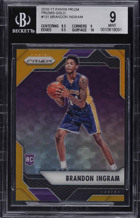 2016 Panini Prizm Gold Brandon Ingram ROOKIE