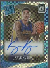 2017-18 Donruss Optic Checkerboard Prizm Kyle Kuzma RC Rookie AUTO 1/1