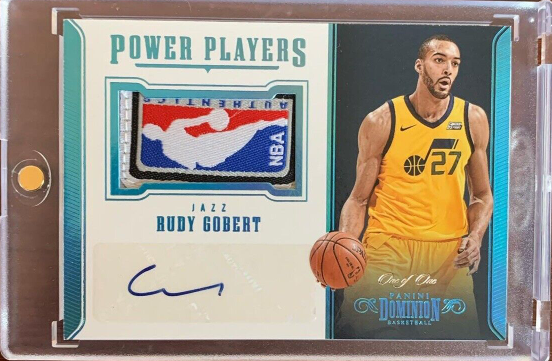 2017-18 Panini Dominion Rudy Gobert Patch Auto 