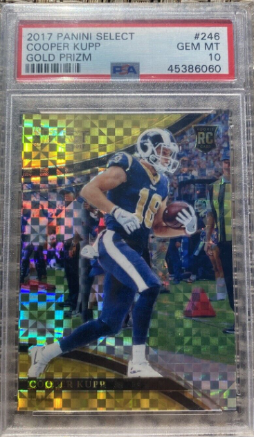 2017 Cooper Kupp Gold Prizm Rookie Select Field Level RC