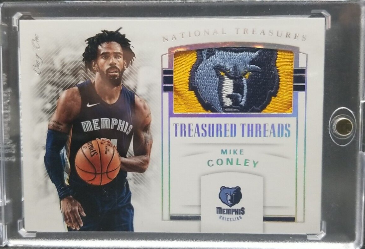 2017 National Treasures Mike Conley Treasured Threads