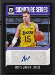 2018-19 Donruss Optic Signature Series Black Moritz Wagner Rookie 1/1 AUTO RC