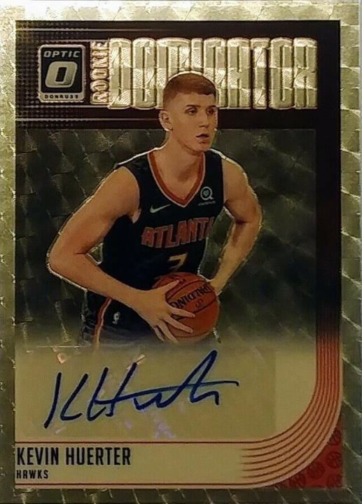 2018-19 Kevin Huerter Optic Dominator Gold Vinyl Autograph Rookie #1/1