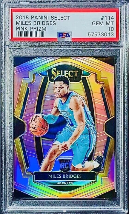 2018-19 Miles Bridges Select Prizms NSCC Pink RC 