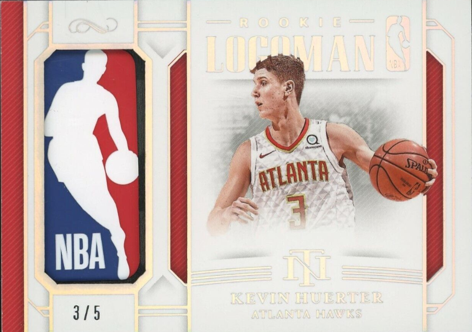 2018-19 National Treasures Rookie RC Logoman Kevin Huerter 