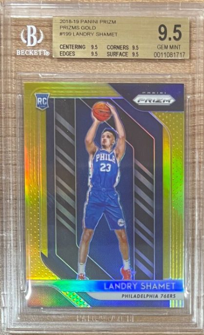 2018-19 Prizm Landry Shamet Rookie Gold Refractor