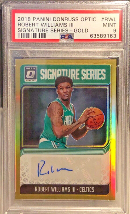 2018 Donruss Optic ROBERT WILLIAMS III Rookie GOLD Auto