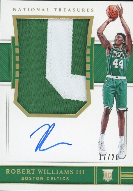 2018 National Treasures Robert Williams III RPA Rookie Patch RC Auto