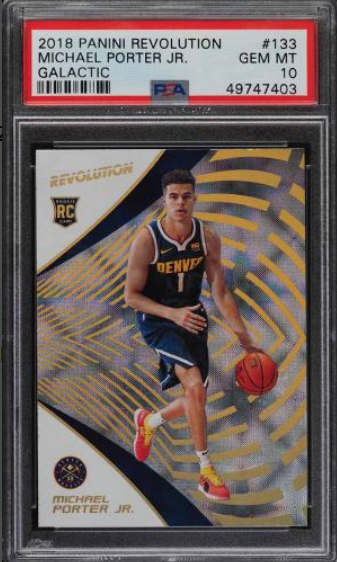 2018 Panini Revolution Galactic Michael Porter Jr. ROOKIE RC