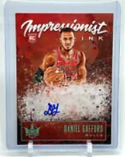 2019-20 Court Kings Impressionist Ink Auto Masterpiece 1/1 Daniel Gafford Rc