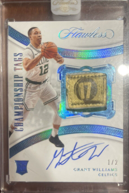 2019-20 Flawless Basketball Auto Grant Williams Rookie Card