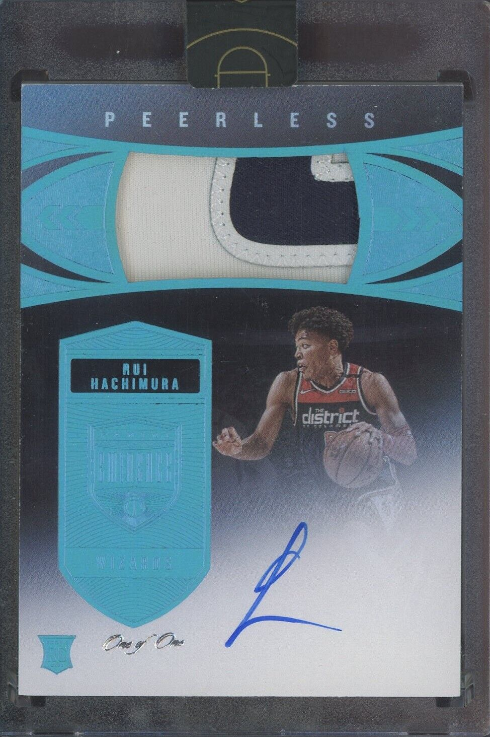 2019-20 Panini Eminence Platinum Rui Hachimura RPA RC Rookie Patch AUTO 1/1