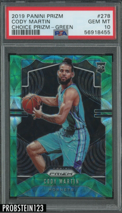 2019-20 Panini Green Choice Prizm Cody Martin RC Rookie