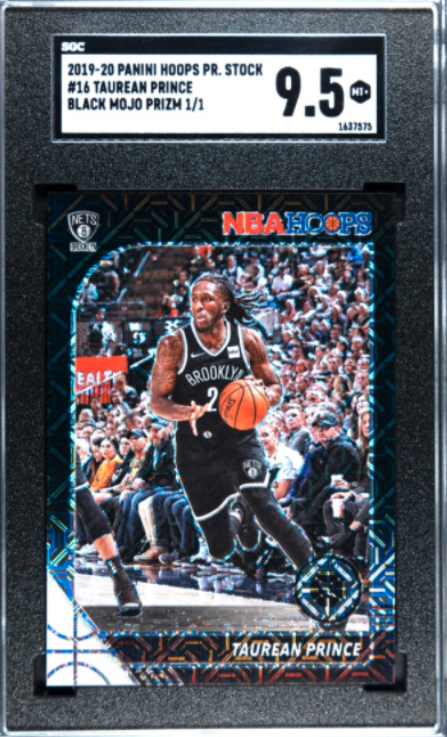 2019-20 Panini Hoops Premium Stock Taurean Prince Black Mojo Prizm 1/1