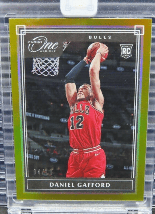 2019-20 Panini One & One Daniel Gafford Gold Rookie RC