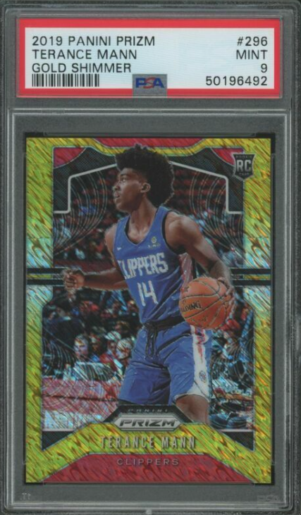 2019-20 Panini Prizm TERANCE MANN Gold Shimmer Rookie Card