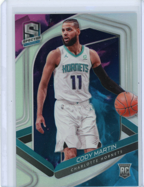 2019-20 Spectra Cody Martin NEBULA Prizm Rookie Hornets RC 1/1