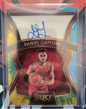 2019 Daniel Gafford Select Tie Dye Rookie RC Auto