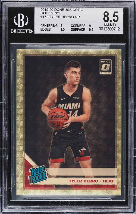 2019 Donruss Optic Gold Vinyl Tyler Herro Rookie 1/1