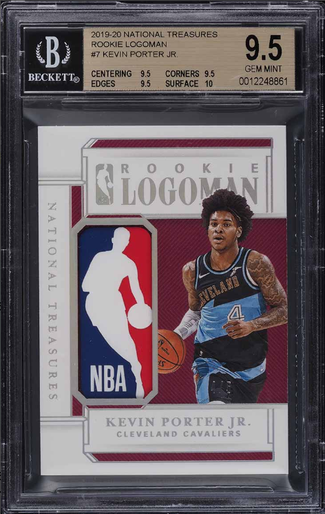 2019 National Treasures Kevin Porter Jr. Rookie Logoman Patch