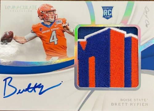 2019 Panini Immaculate Collection BRETT RYPIEN RPA RC Jersey Patch Auto