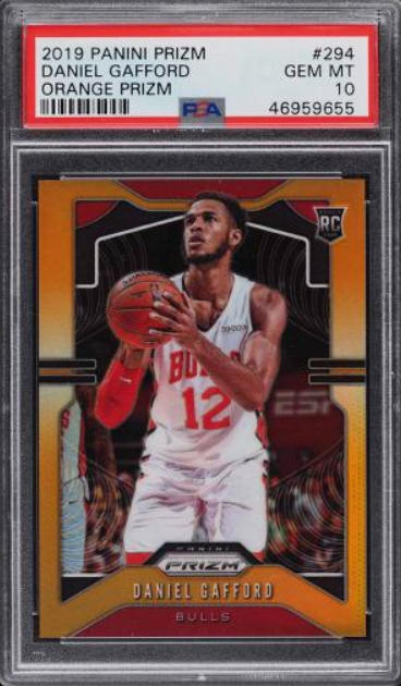 2019 Panini Prizm Orange Prizms Daniel Gafford Rookie Rc