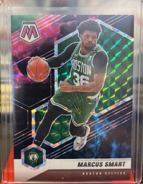 2020-21 Mosaic Marcus Smart Nebula 1 of 1 SP Prizm Celtics 1/1 Rare