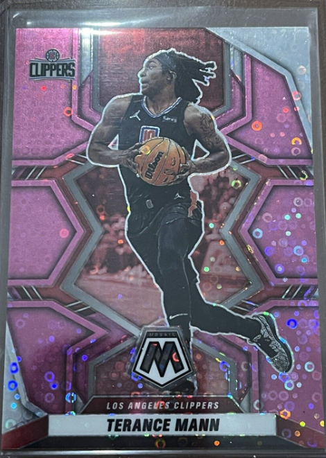 2021-2022 Panini Mosaic Terance Mann LA Clippers Rookie Card