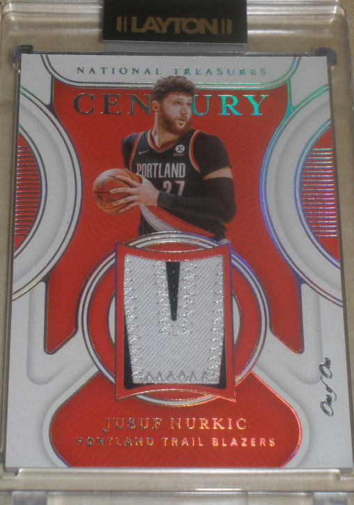 2021-22 National Treasures Century Materials #CM-JNK Jusuf Nurkic Patch 1/1