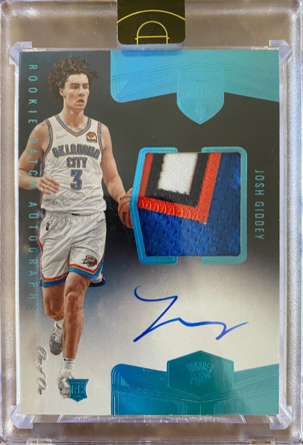 2021-22 Panini Eminence Josh Giddey Rookie Patch Auto