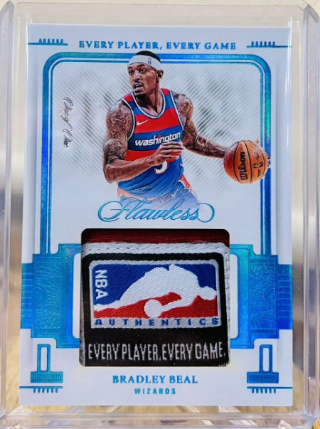 2021-22 Panini Flawless Basketball Bradley Beal Logo Man Tag 1/1