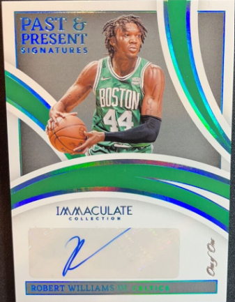 2022 Panini Immaculate Past&Present Auto Robert Williams III 