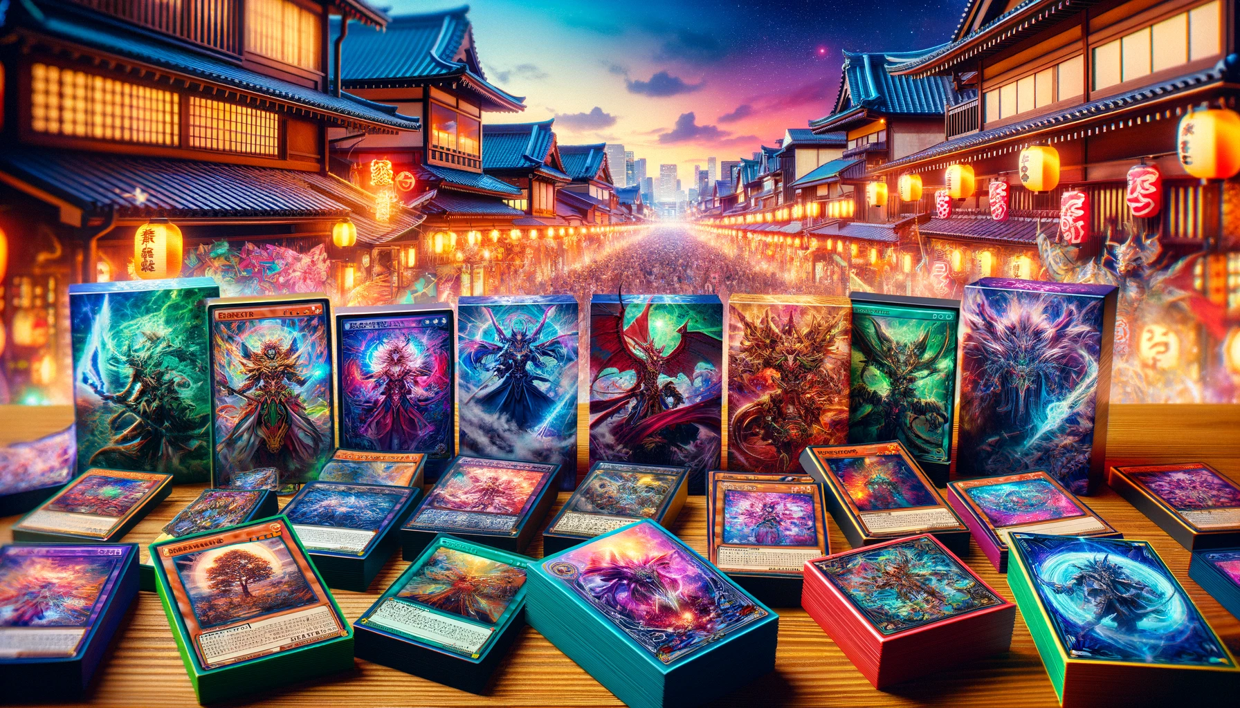 Illustration of The most popular trading card games in Japan