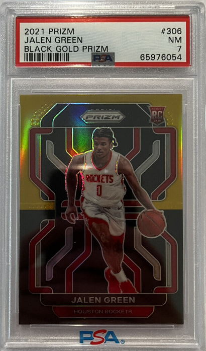 JALEN GREEN 2021 Prizm Basketball Black Gold Rookie 