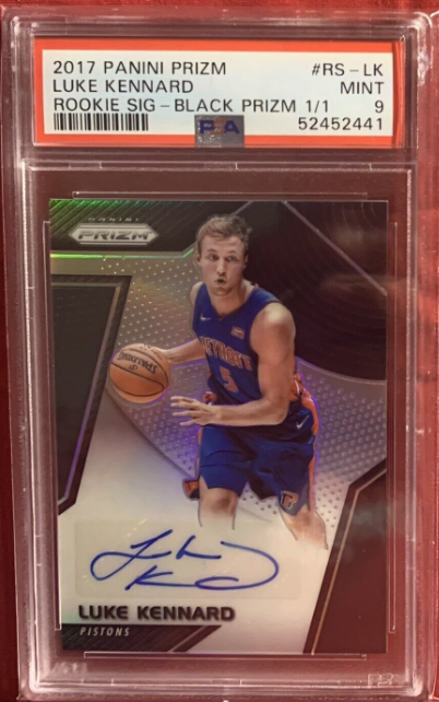 Luke Kennard 2017-18 Panini Prizm RC BLACK 1/1 One Of One Rookie Card