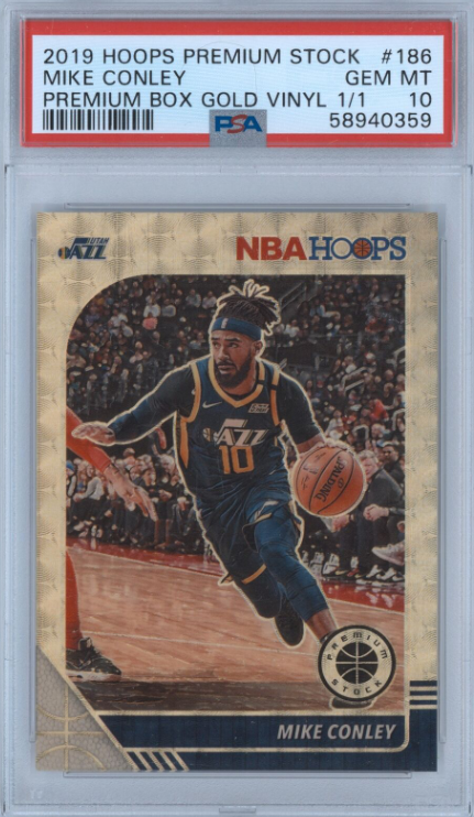 Mike Conley 2019 Hoops Premium Stock Premium Box Gold Vinyl