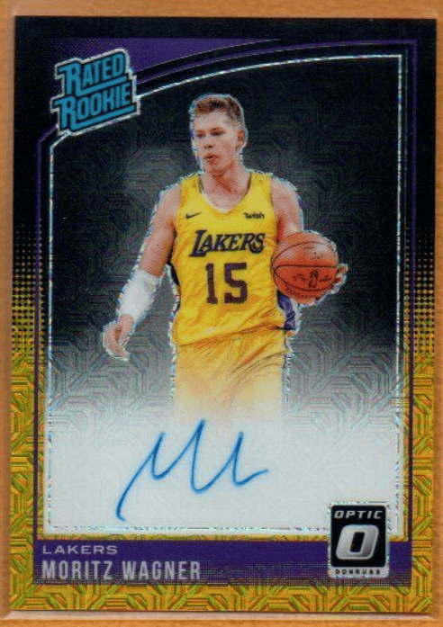 Moritz Wagner 2018-19 Optic Rated Rookie Signature Choice Black Prizm RC Auto