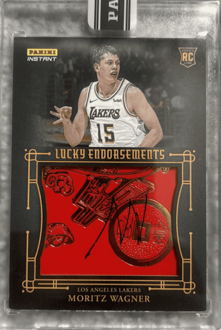 Moritz Wagner 2018-19 Panini Instant Lucky Endorsements RC Auto